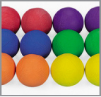 rubber baseballs